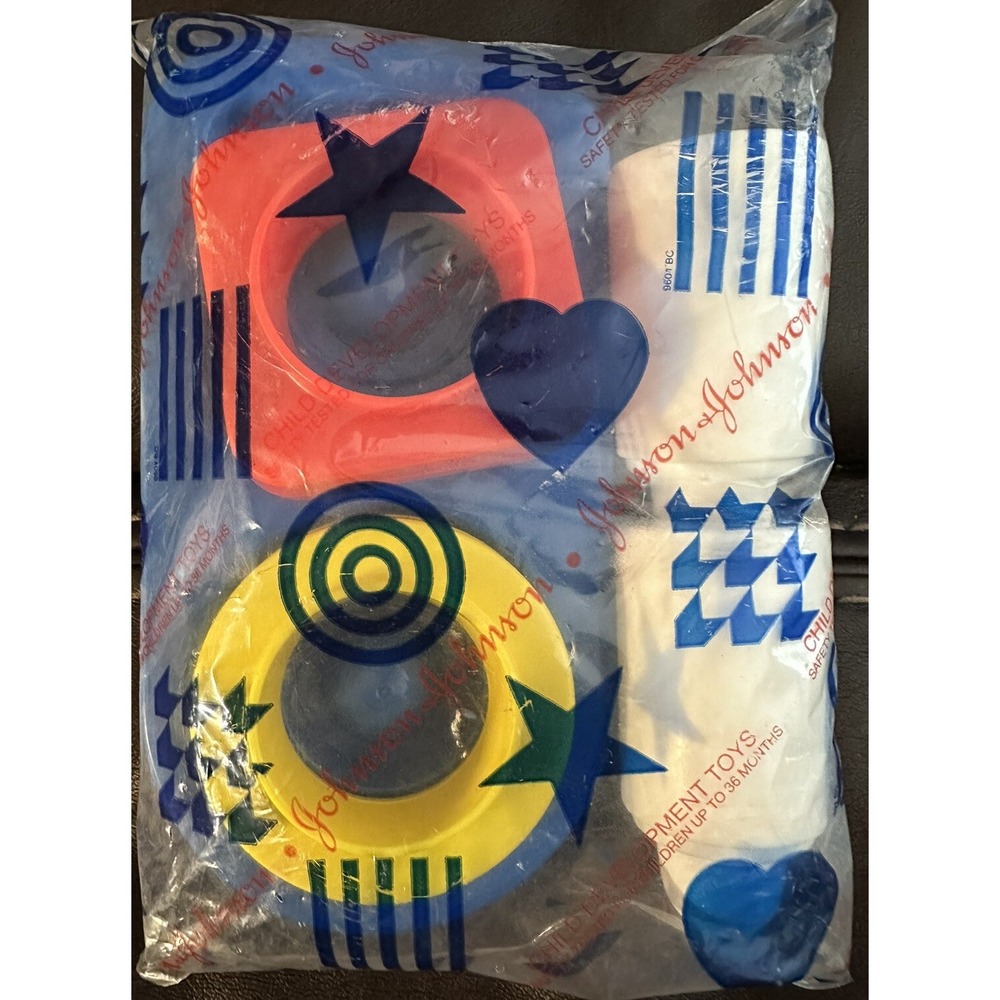 Vintage Johnson & Johnson Brand New In Bag Toddler Child‎ Development Toys